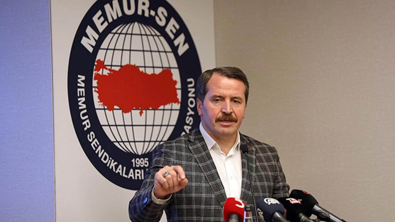 Memur-Sen Genel Başkanı Ali Yalçın’dan Vergi Dilimi Açıklaması: “%15’te Sabitlenmeli”