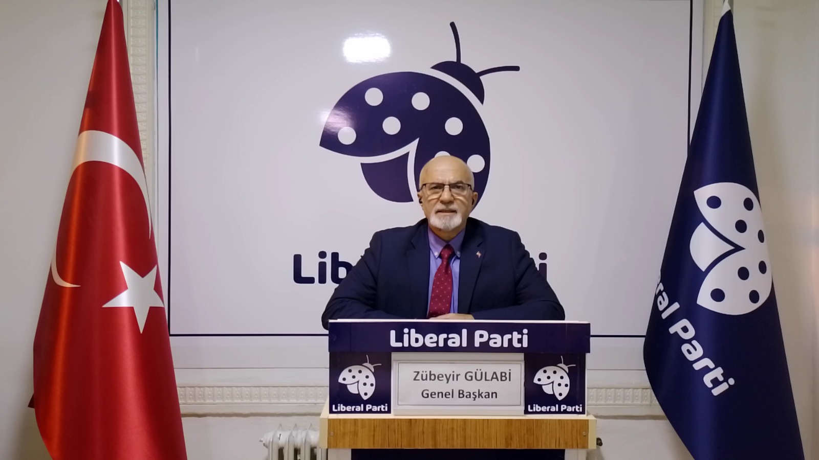 Liberal Parti Genel Başkanı Zübeyir Gülabi’nin 13 Aralık 2024 Tarihli Basın açıklaması: “Filistin’e Özgürlük İstemek Suç Değil”
