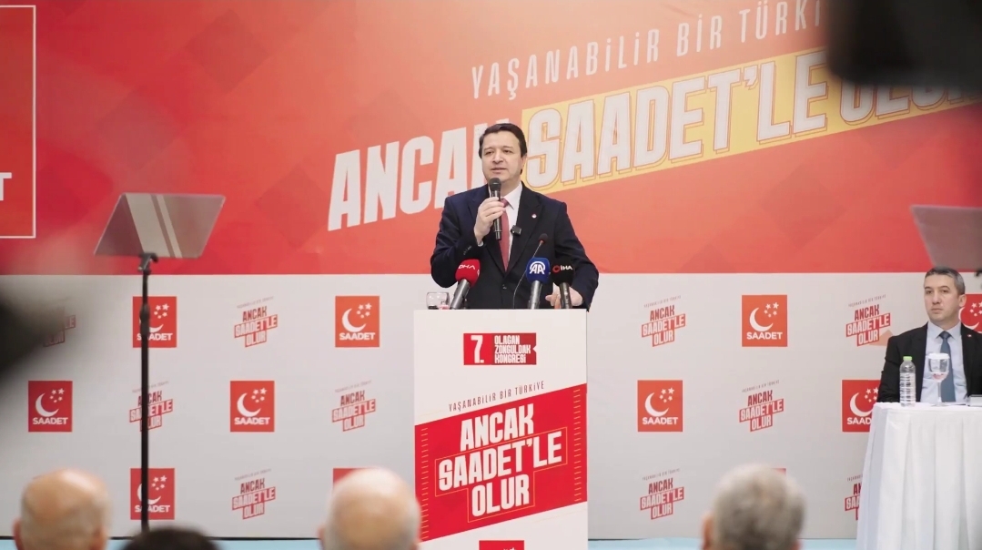 Saadet Partisi Genel Başkanı Mahmut Arıkan, Zonguldak 7. Olağan İl Kongresi’ni Gerçekleştirdi