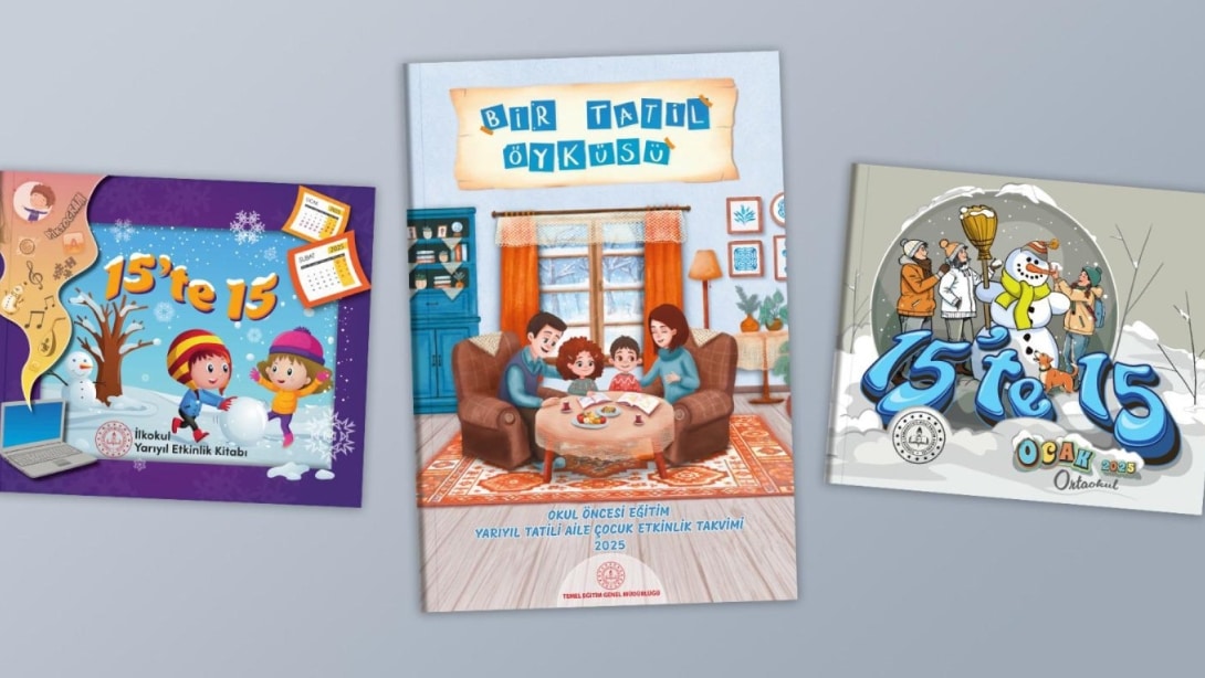 Milli Eğitim Bakanlığı’ndan Yarıyıl Tatili Etkinlik Kitapları