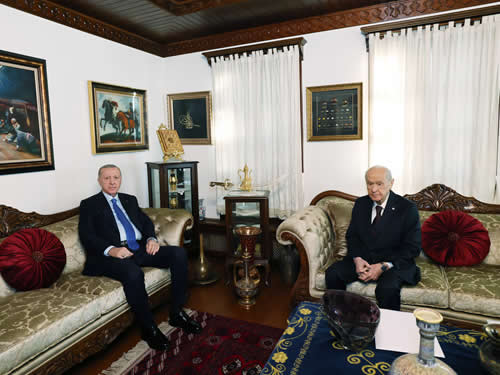 Cumhurbaşkanı Erdoğan’dan Bahçeli’ye Ziyaret