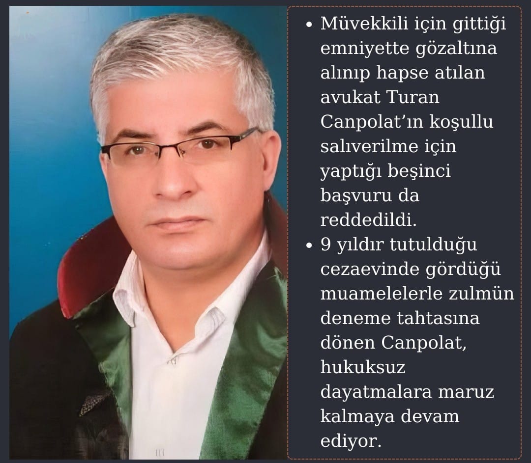 Liberal Parti’den Avukat Turan Canpolat’a Yapılan Hukuksuz Uygulamalara Sert Tepki