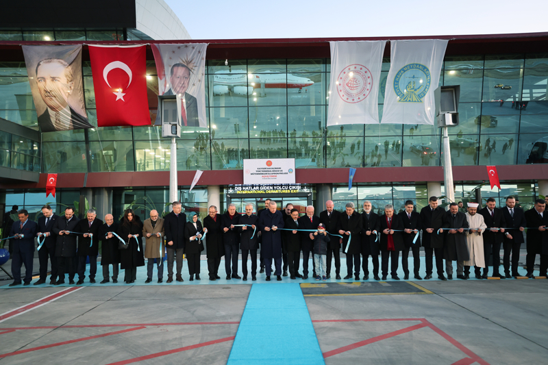 Cumhurbaşkanı Erdoğan, Kayseri Havalimanı Yeni Terminal Binası’nı Açtı