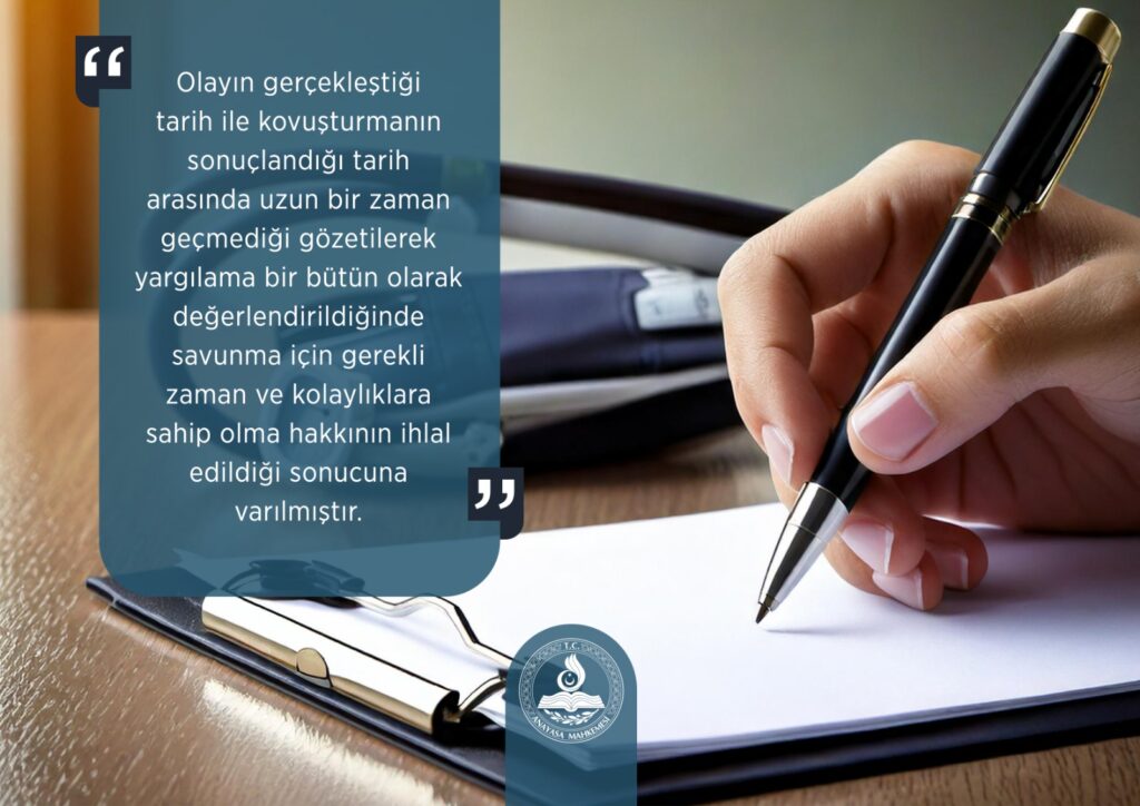 Anayasa Mahkemesi, Savunma Hakkının İhlal Edildiğine Karar Verdi