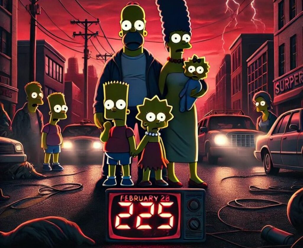Simpsonlar Kehaneti mi? 28 Şubat 2025’te Elektrikler Kesilecek mi?