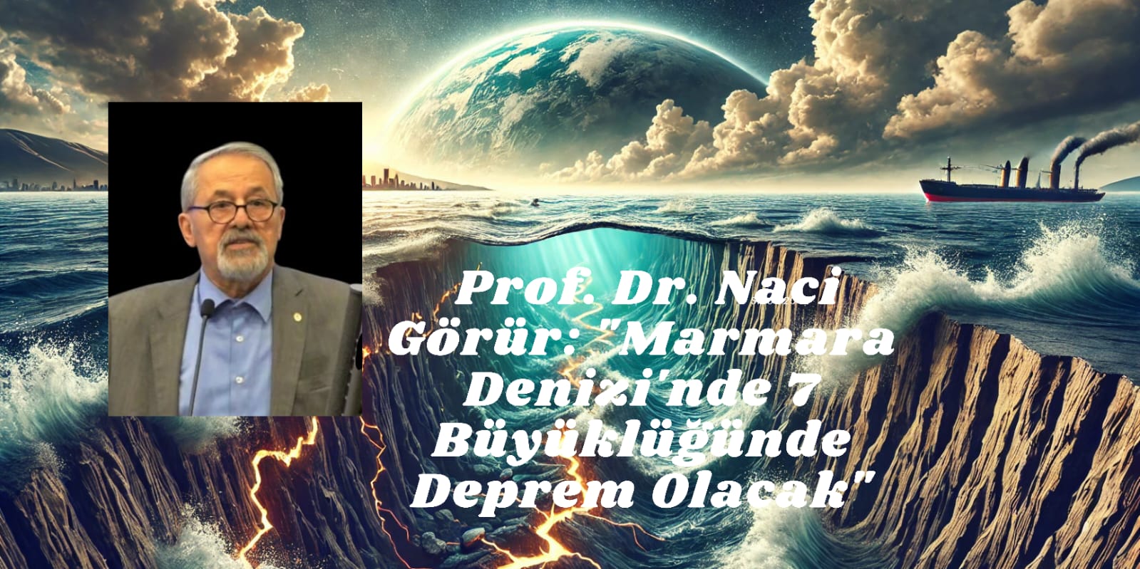 Prof. Dr. Naci Görür: “Marmara Denizi’nde 7 Büyüklüğünde Deprem Olacak”