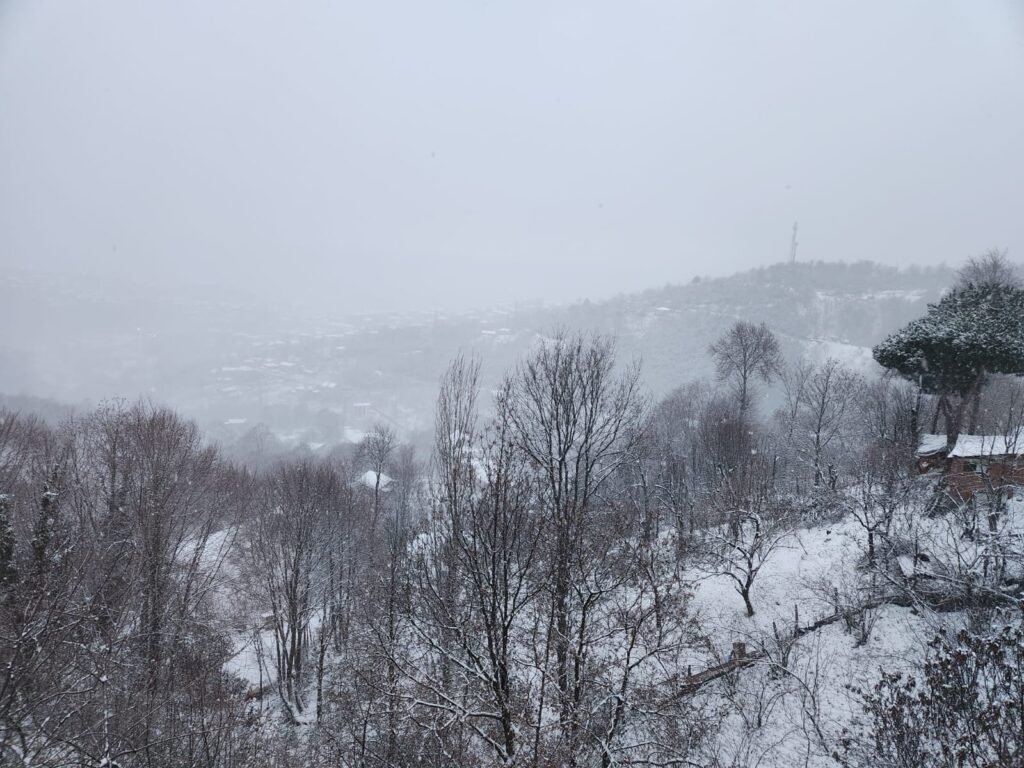 Zonguldak’ta Beklenen Kar Yağışı Başladı