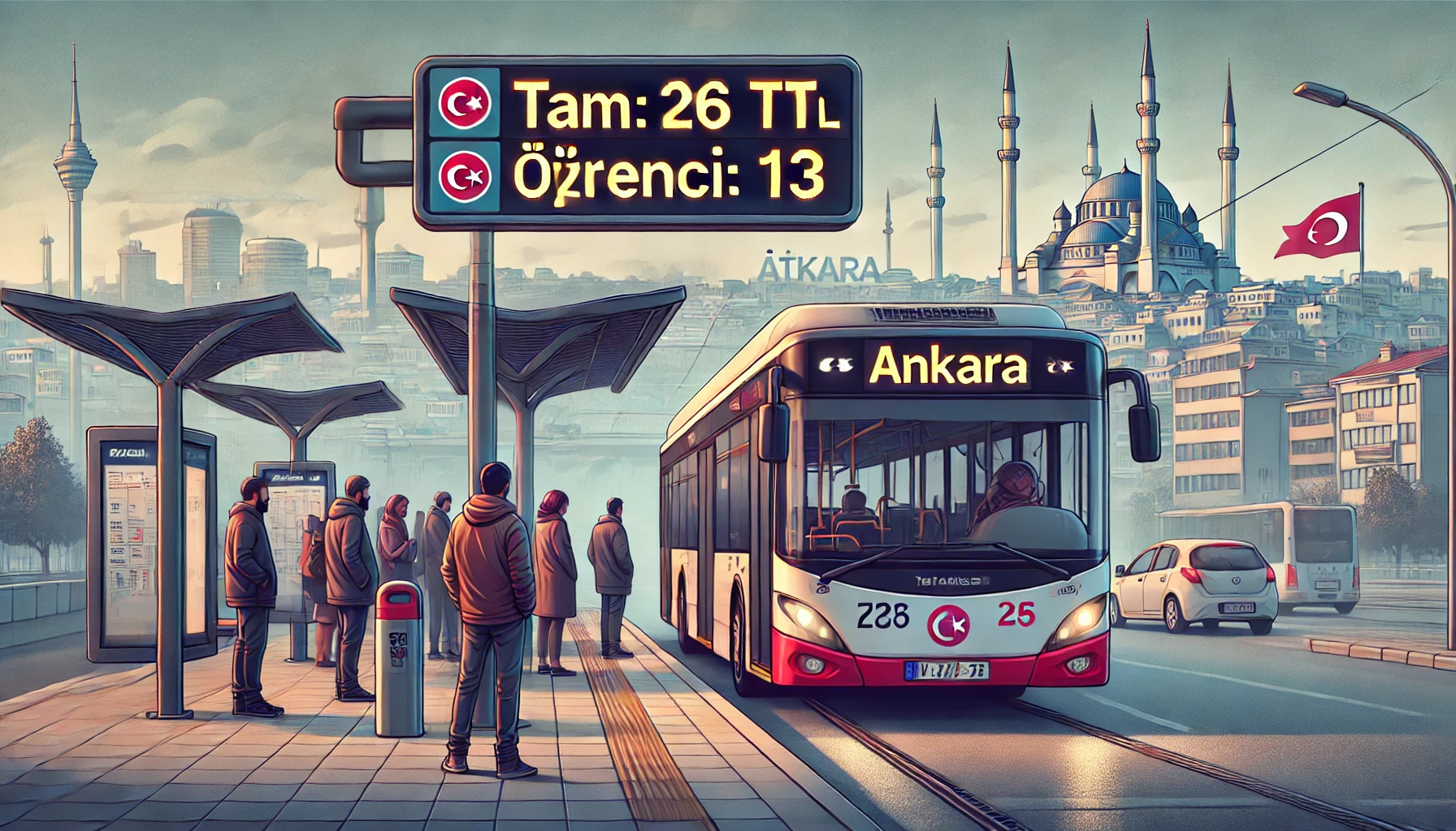 Ankara’da Toplu Taşımaya Zam: Yeni Tarife 17 Şubat’ta Yürürlükte