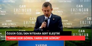 Özgür Özel’den İktidara Sert Eleştiri: “Tarımı Hor Gören, Yarını Zor Görür!”