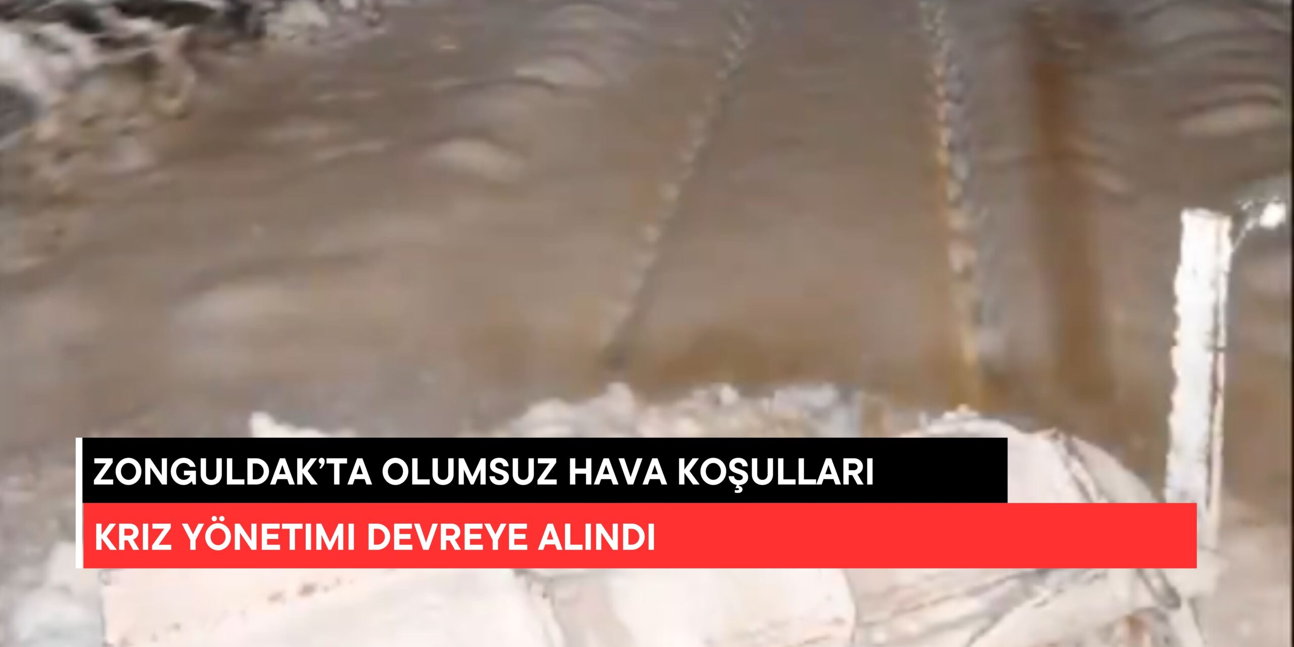Zonguldak’ta Olumsuz Hava Koşulları Nedeniyle Kriz Yönetimi Devreye Alındı