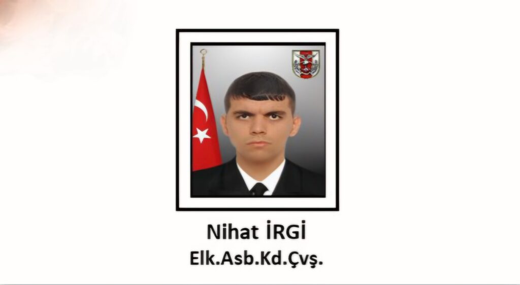 Pençe-Kilit Operasyonu’nda Acı Haber: Elk. Astsubay Kıdemli Çavuş Nihat İrgi Şehit Oldu