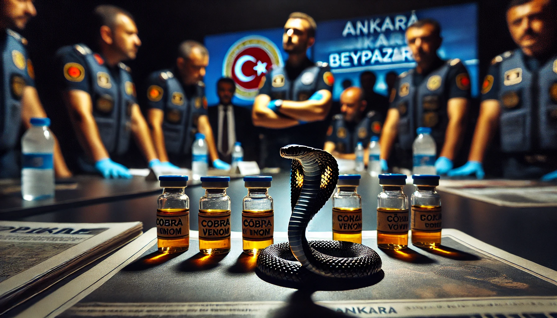 Ankara Beypazarı’nda 6 Milyon Liralık Kobra Yılanı Zehri Ele Geçirildi!