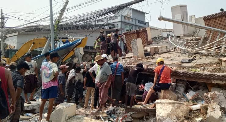 Myanmar’daki 7.7 Büyüklüğündeki Deprem: Can Kaybı 1.600’ü Aştı