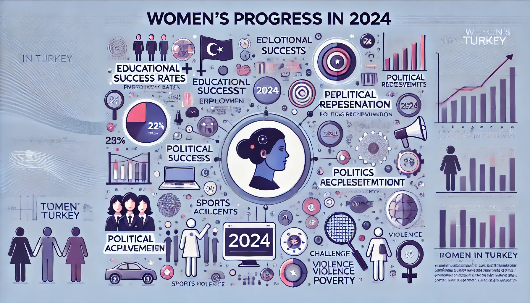 Türkiye’de Kadınların Yükselişi: 2024 İstatistikleri Umut Veriyor