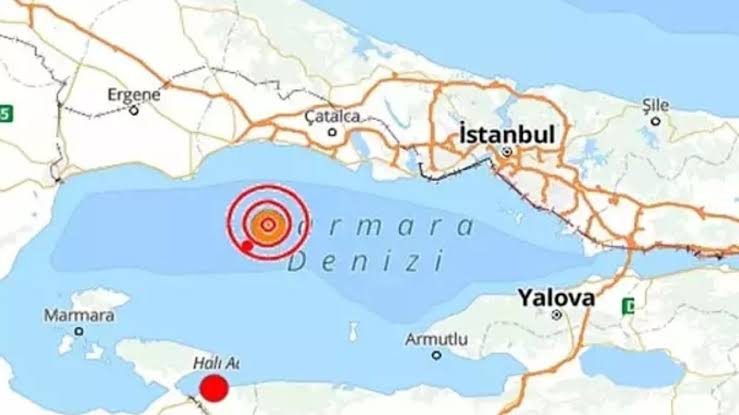 İstanbul Açıklarında 3.5 Büyüklüğünde Deprem!