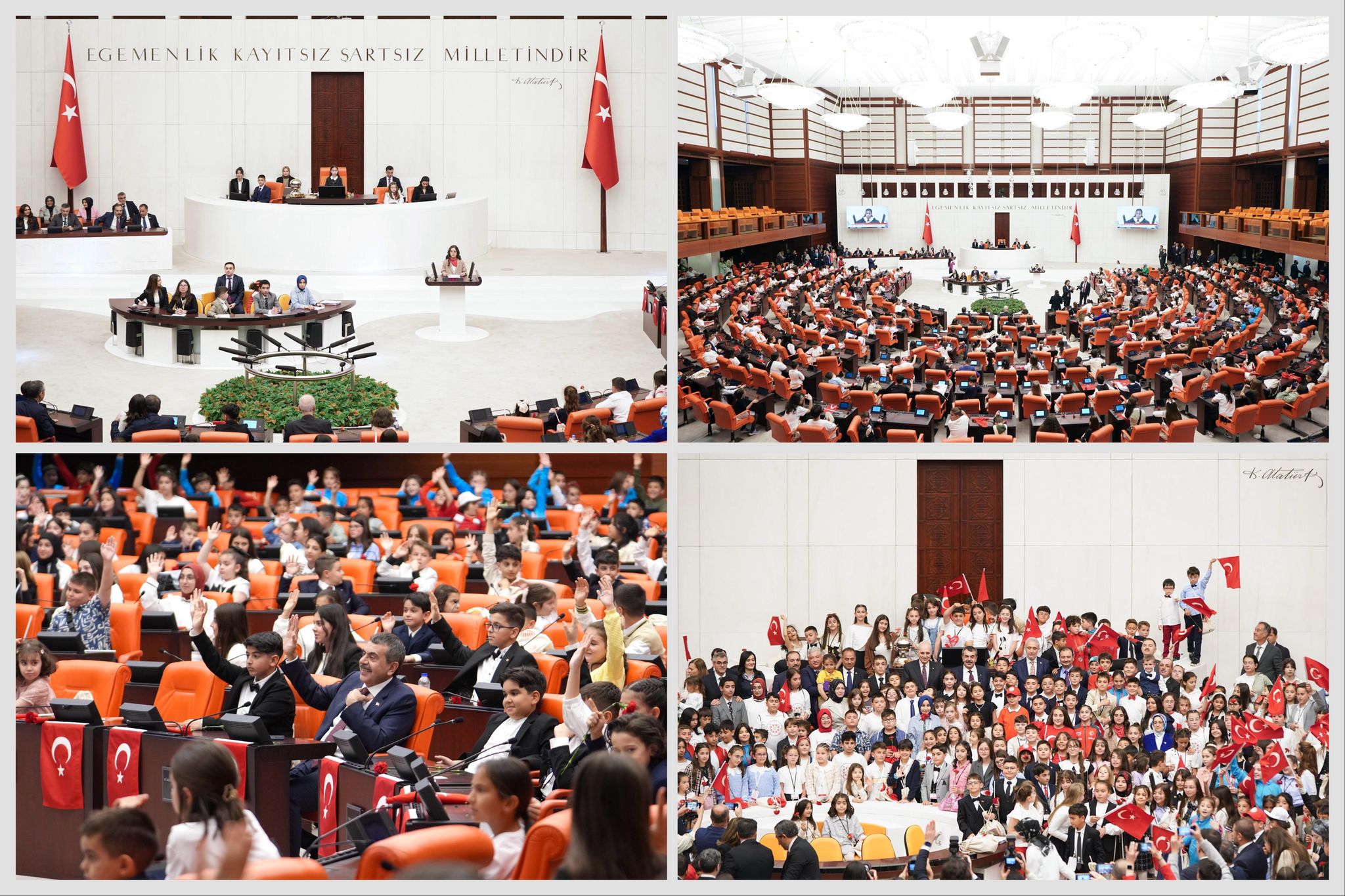 TBMM Çocuk Özel Oturumu’nu 4. Sınıf Öğrencisi Berra Koramaz Yönetti: “Geleceğe Umutla Yürüyoruz”