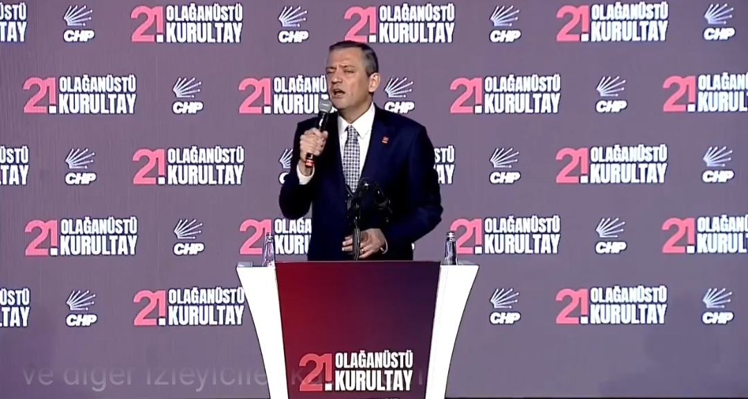 Özgür Özel, CHP’nin 21. Olağanüstü Kurultayı’nda Yeniden Genel Başkan Seçildi!