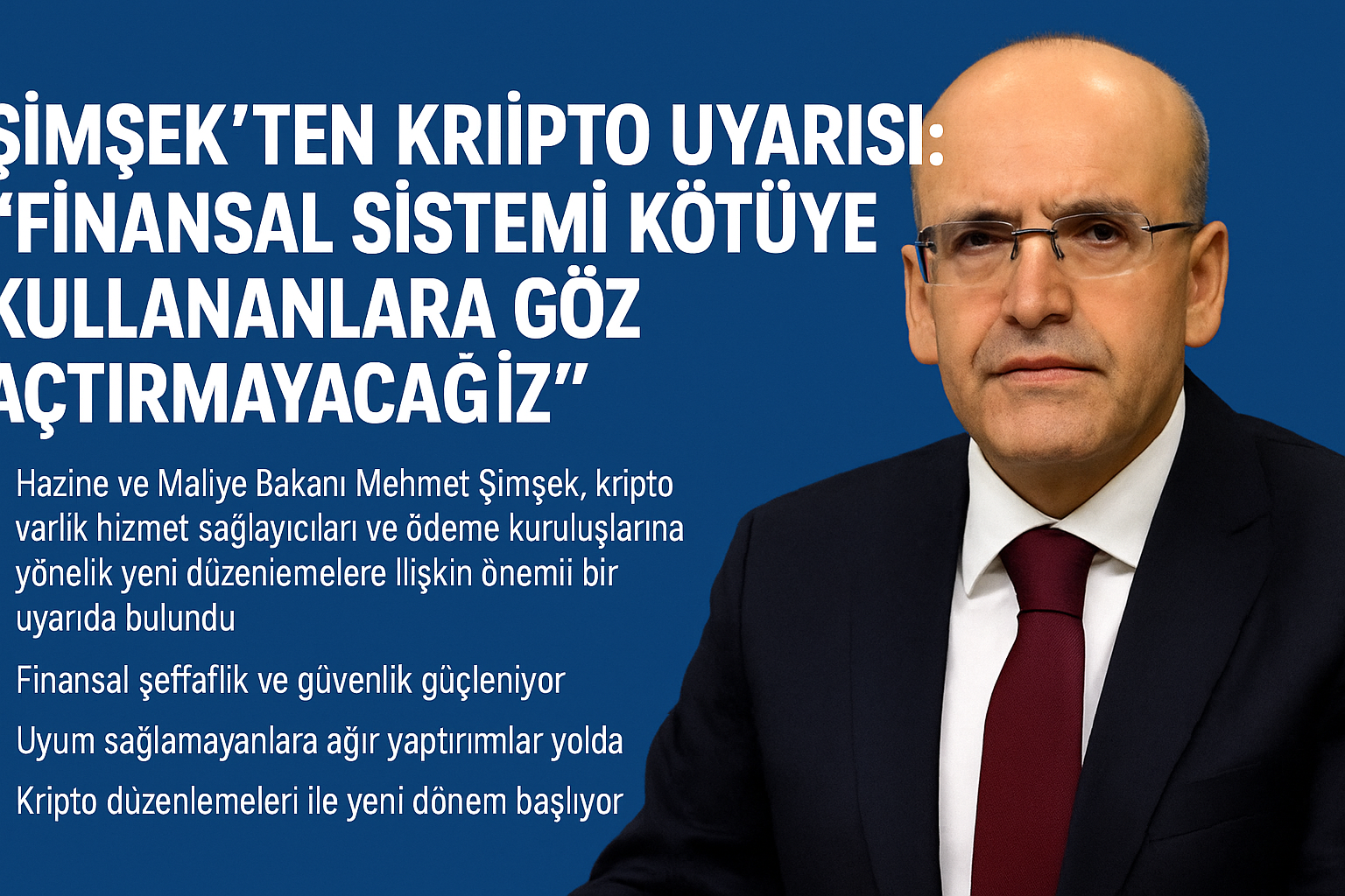 Şimşek’ten Kripto Uyarısı: “Finansal Sistemi Kötüye Kullananlara Göz Açtırmayacağız”