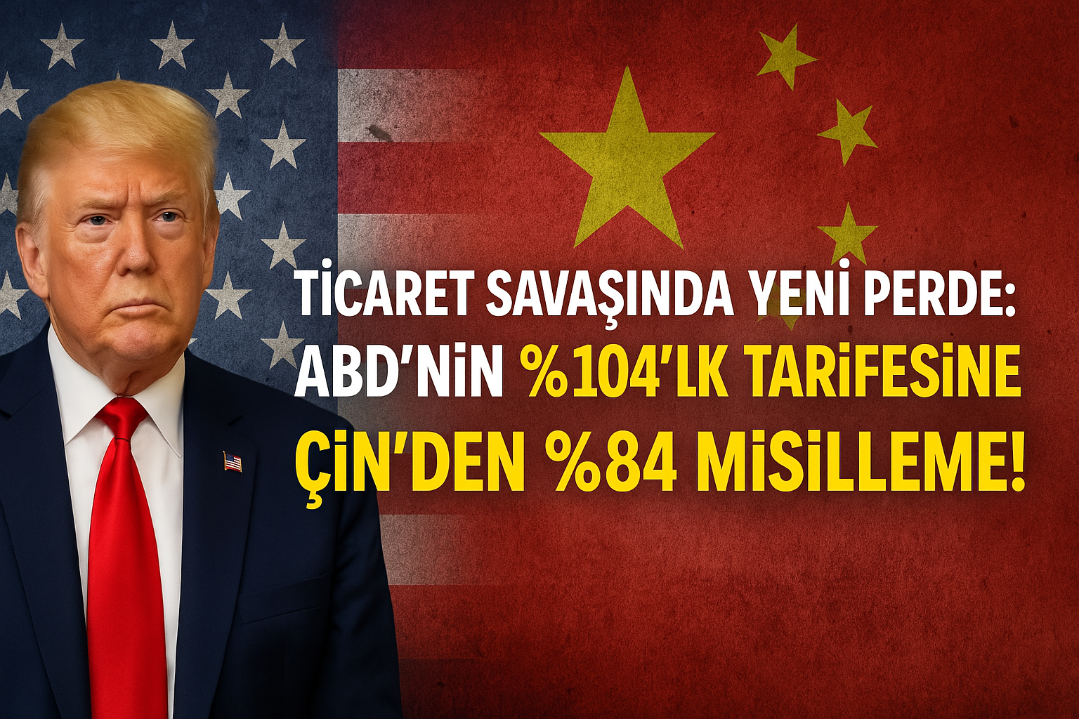 Ticaret Savaşında Yeni Perde: ABD’nin %104’lük Tarifesine Çin’den %84 Misilleme!