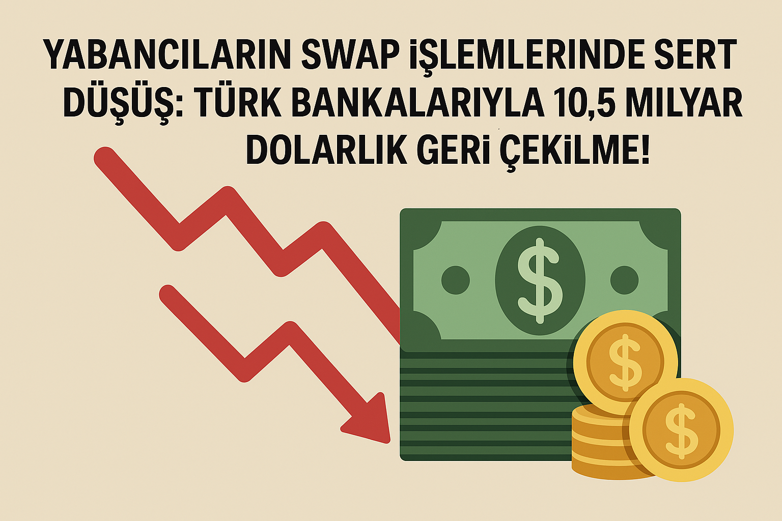 Yabancıların Swap İşlemlerinde Sert Düşüş: Türk Bankalarıyla 10,5 Milyar Dolarlık Geri Çekilme!
