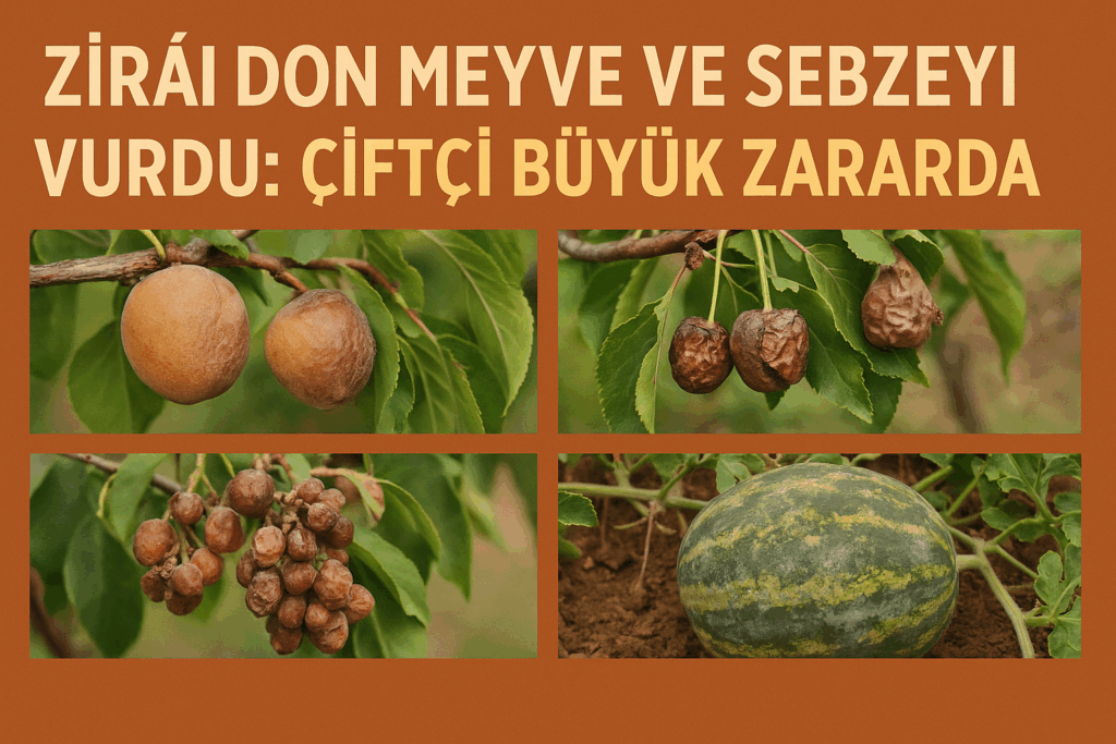 Zirai Don Meyve Ve Sebzeyi Vurdu: Çiftçi Büyük Zararda