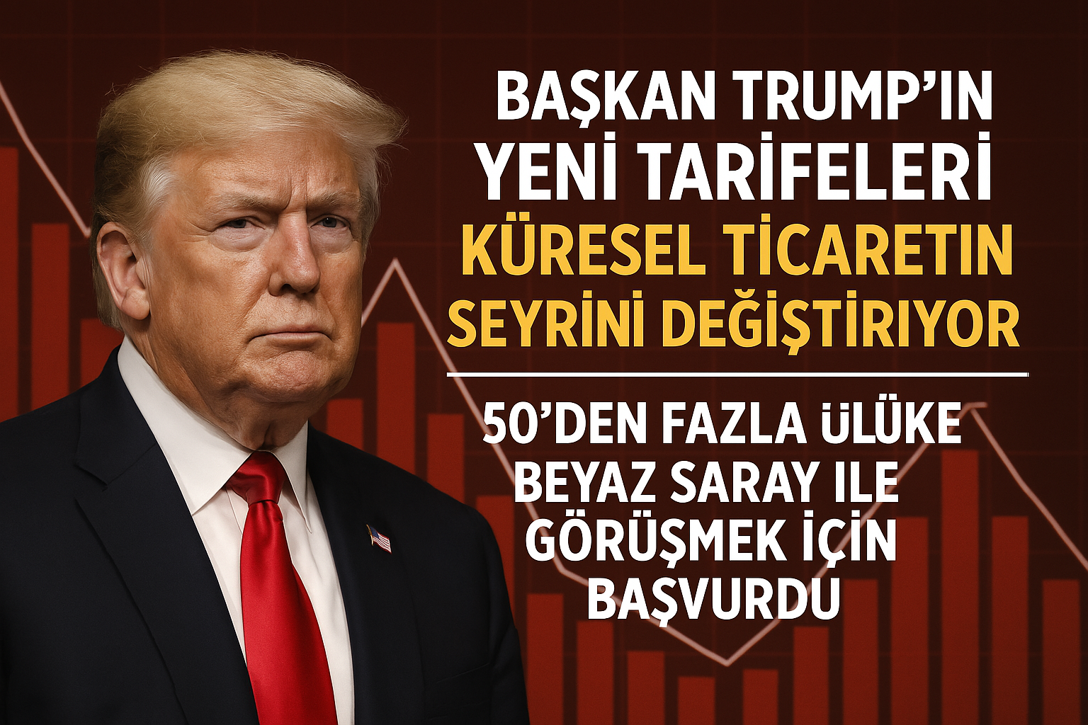 Başkan Trump’ın Yeni Tarifeleri Küresel Ticaretin Seferini Değiştiriyor: 50’den Fazla Ülke Beyaz Saray ile Görüşmek İçin Başvurdu