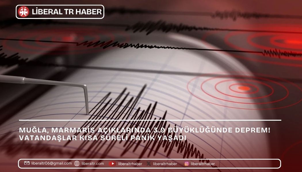 Muğla, Marmaris Açıklarında 3.9 Büyüklüğünde Deprem! Vatandaşlar Kısa Süreli Panik Yaşadı