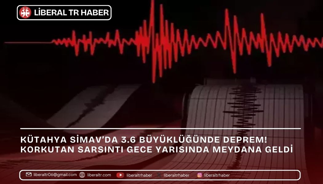 Kütahya Simav’da 3.6 Büyüklüğünde Deprem!