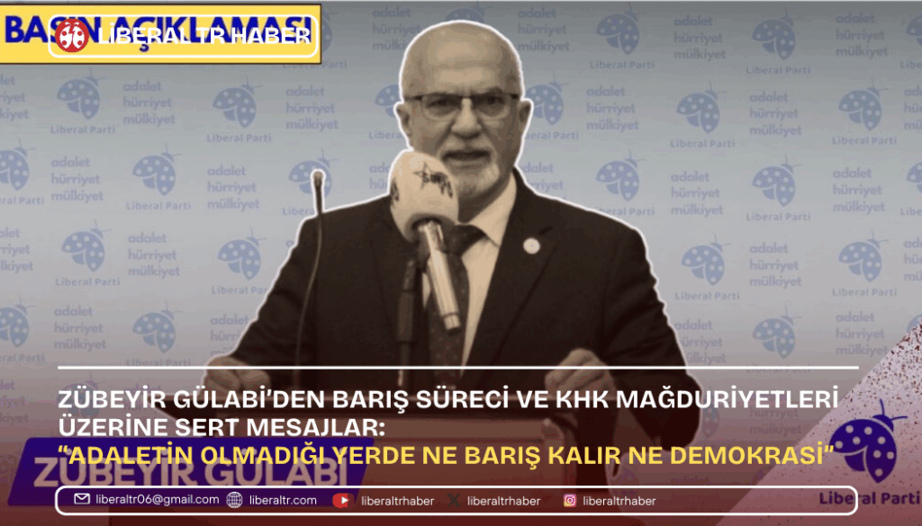 Zübeyir Gülabi’den Barış Süreci ve KHK Mağduriyetleri Üzerine Sert Mesajlar: “Adaletin Olmadığı Yerde Ne Barış Kalır Ne Demokrasi”