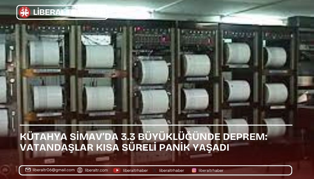 Kütahya Simav’da 3.3 Büyüklüğünde Deprem: Vatandaşlar Kısa Süreli Panik Yaşadı