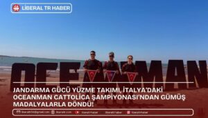 Jandarma Gücü Yüzme Takımı, İtalya’daki Oceanman Cattolica Şampiyonası’ndan Gümüş Madalyalarla Döndü!