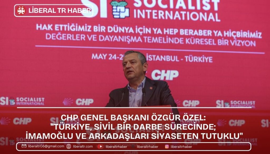 Özgür Özel: “Türkiye, Sivil Bir Darbe Sürecinde; İmamoğlu ve Arkadaşları Siyaseten Tutuklu”