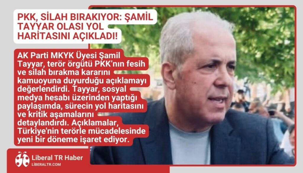 PKK, Silah Bırakıyor: Şamil Tayyar Olası Yol Haritasını Açıkladı!