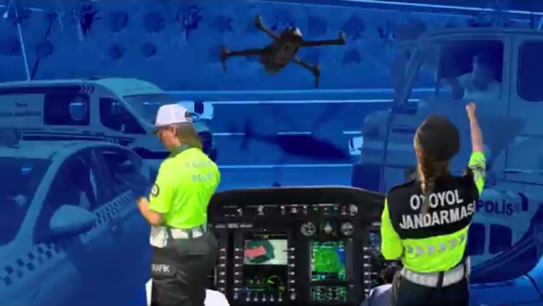 Havadan Trafik Denetimlerinde Rekor İşlem: 6 Ayda 85 Bini Aştı!