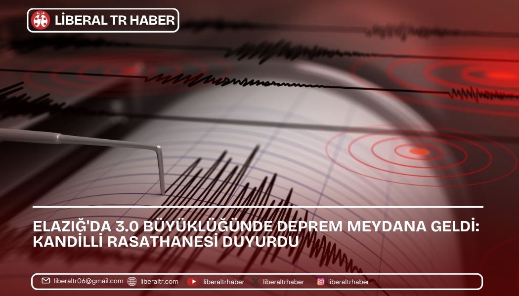Elazığ’da 3.0 Büyüklüğünde Deprem Meydana Geldi: Kandilli Rasathanesi Duyurdu