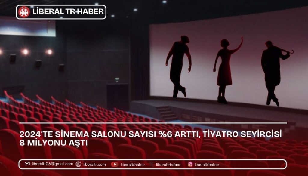 2024’te Sinema Salonu Sayısı Yüzde 6 Arttı, Tiyatro Seyircisi 8 Milyonu Aştı