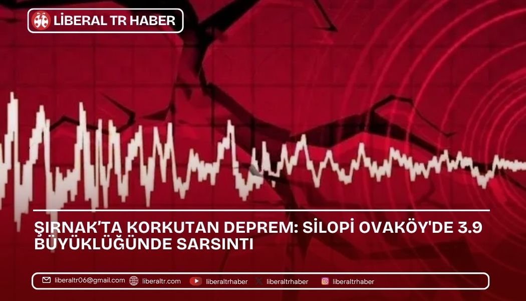Şırnak’ta Korkutan Deprem: Silopi Ovaköy’de 3.9 Büyüklüğünde Sarsıntı