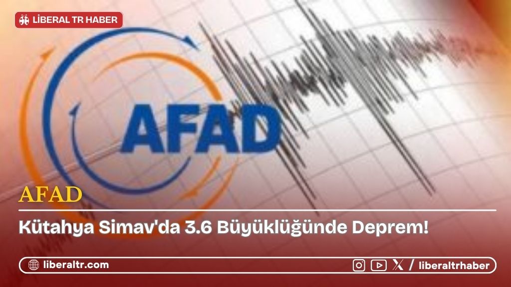 Kütahya Simav’da 3.6 Büyüklüğünde Deprem!