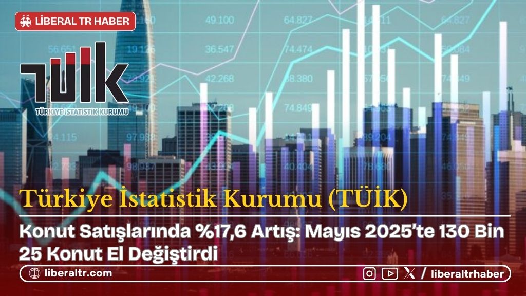 Konut Satışlarında %17,6 Artış: Mayıs 2025’te 130 Bin 25 Konut El Değiştirdi