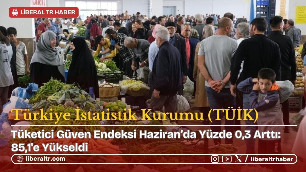 Tüketici Güven Endeksi Haziran’da Yüzde 0,3 Arttı: 85,1’e Yükseldi