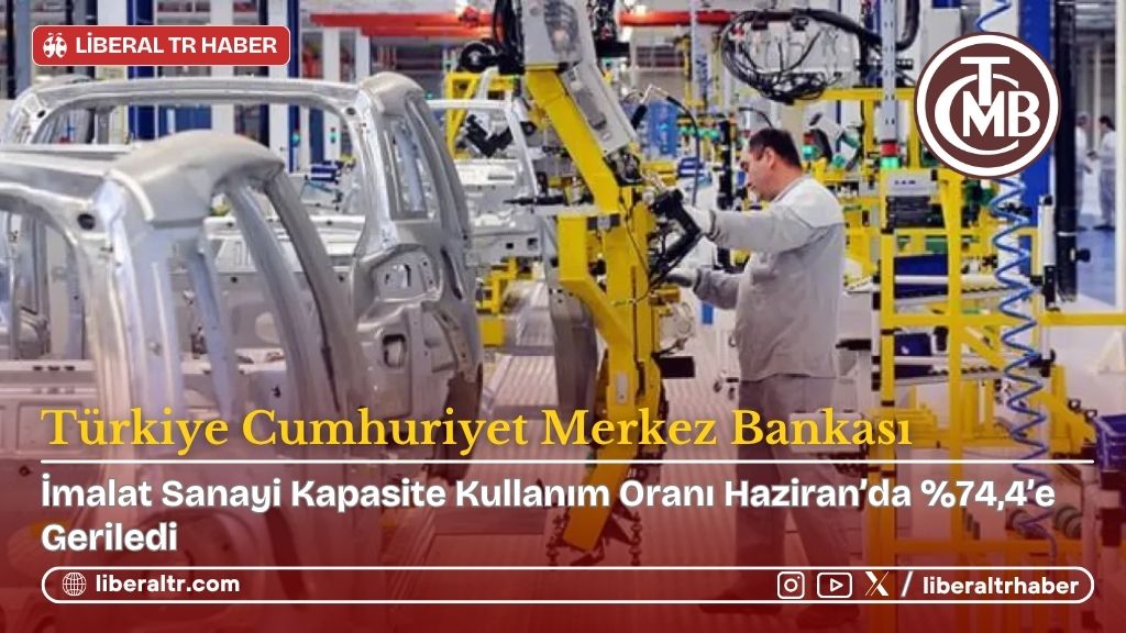 İmalat Sanayi Kapasite Kullanım Oranı Haziran’da %74,4’e Geriledi