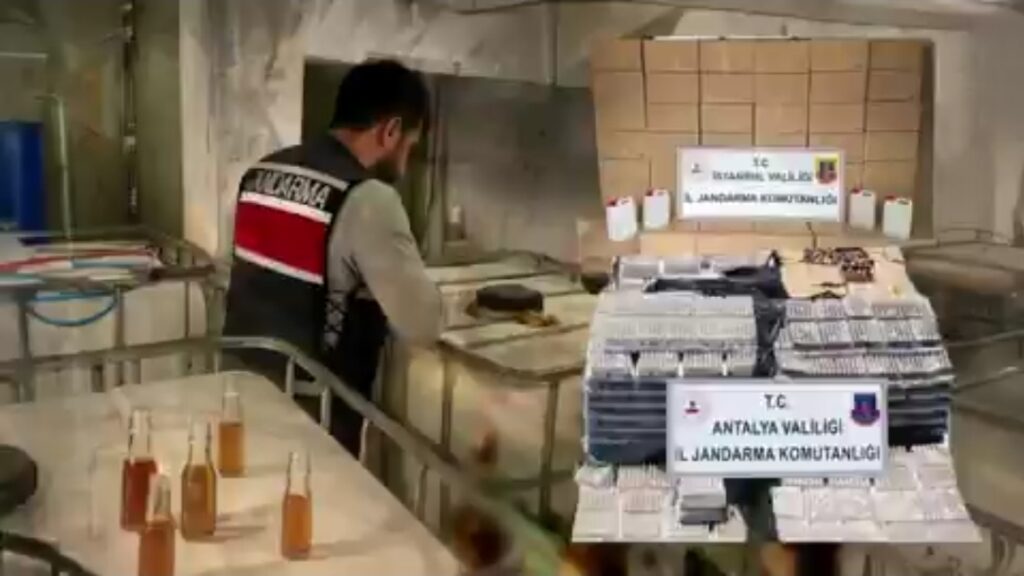 81 İlde Dev Operasyon: 33 Bin Litre Sahte Alkol Ele Geçirildi!