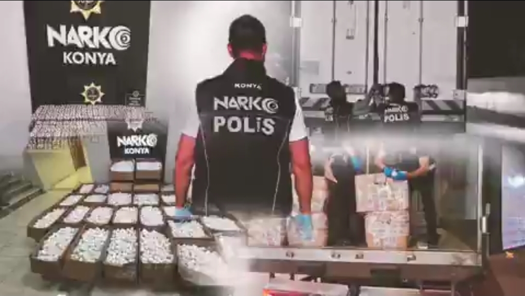Konya’da 739 Bin Uyuşturucu Hap ve 141 Kilo Bonzai Ele Geçirildi: 4 Şüpheli Yakalandı