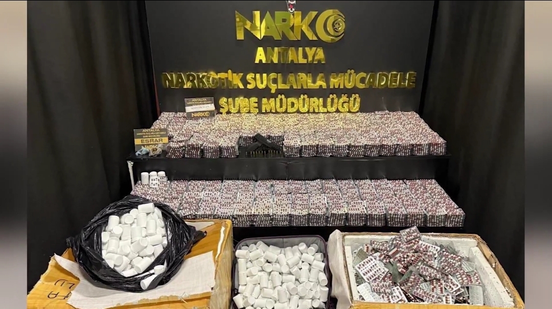 74 İlde Uyuşturucu Operasyonu: 1 Ton 183 Kg Madde ve 2,7 Milyon Hap Ele Geçirildi