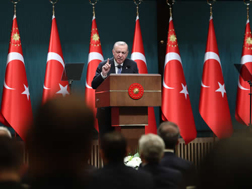 Cumhurbaşkanı Erdoğan: “Topraklarını, Özgürlüklerini ve Onurlarını Savunan Filistin Halkının Yanında Dimdik Duruyoruz”