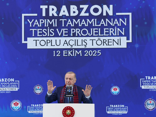 Cumhurbaşkanı Erdoğan: “Biz Bölgemizde Barış ve İstikrar İstiyoruz” – Trabzon’a 13,5 Milyar Liralık Dev Yatırım