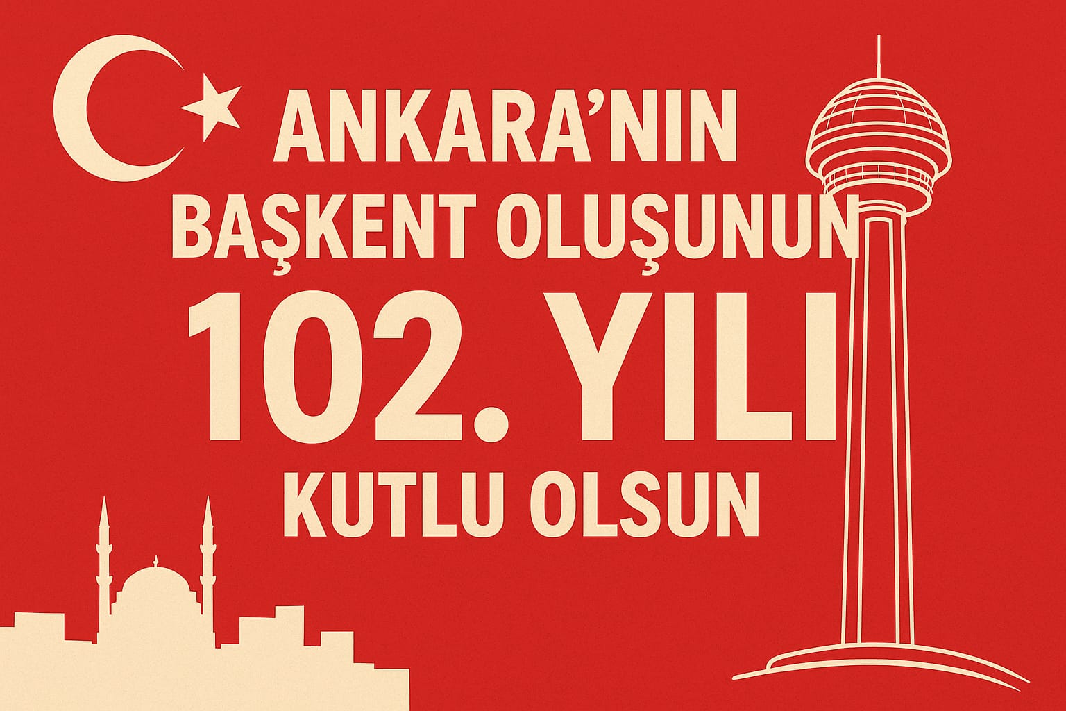 Ankara’nın Başkent Oluşunun 102. Yılı Kutlandı: Tarihi Bir Gün