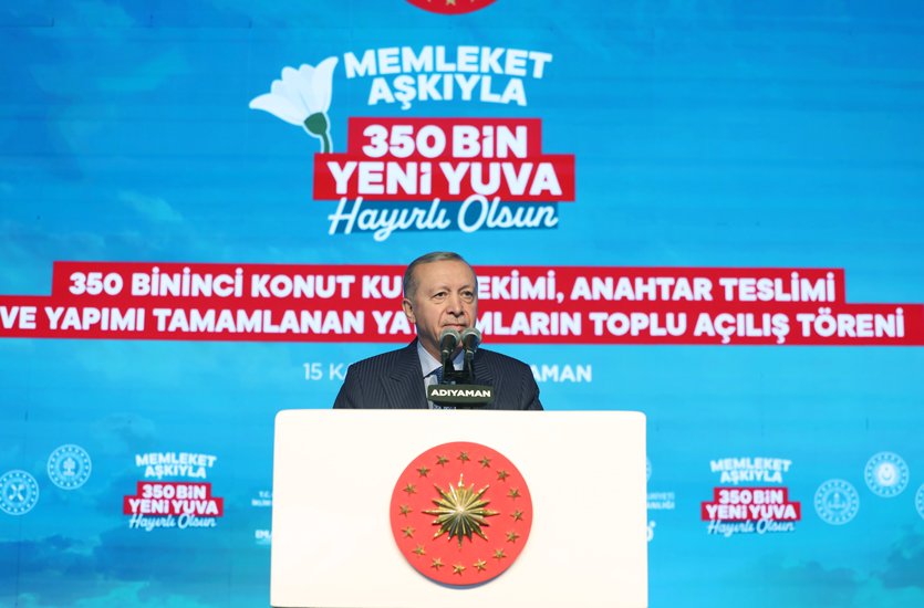 Cumhurbaşkanı Erdoğan: “11 İlimizde Yapımını Tamamladığımız 350 Bininci Yuvamızın Anahtarlarını Teslim Etmenin Gururunu Yaşıyoruz”