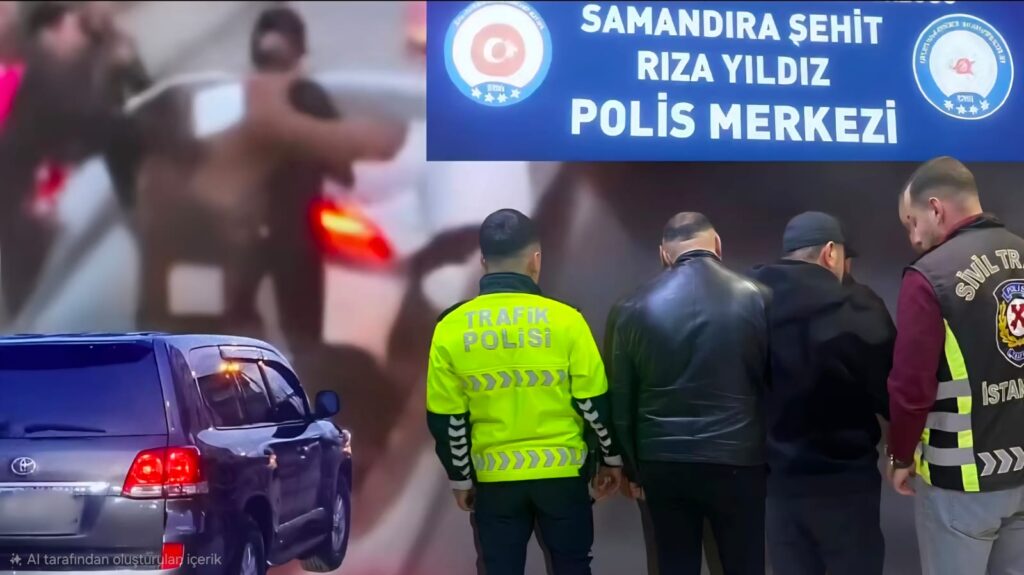 Sancaktepe’de Ters Yönden Gelip Motosikletliye Saldıran Sürücüler Yakalandı! Yeni Trafik Cezaları Yolda