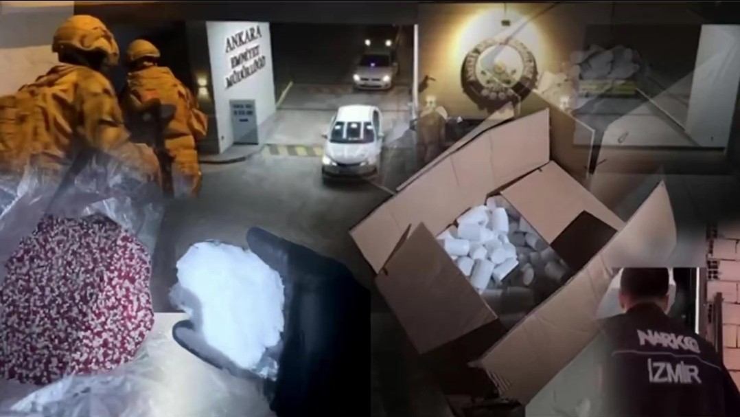 İzmir, Ankara ve İstanbul’da Düzenlenen Operasyonlarda 1 Milyon 913 Bin Uyuşturucu Hap ve 426 Kg Kimyasal Madde Ele Geçirildi